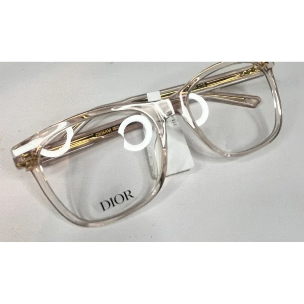 Christian Dior Spirito Square Clear Eyeglasses Frames 53-17- 140 - PREOWNED